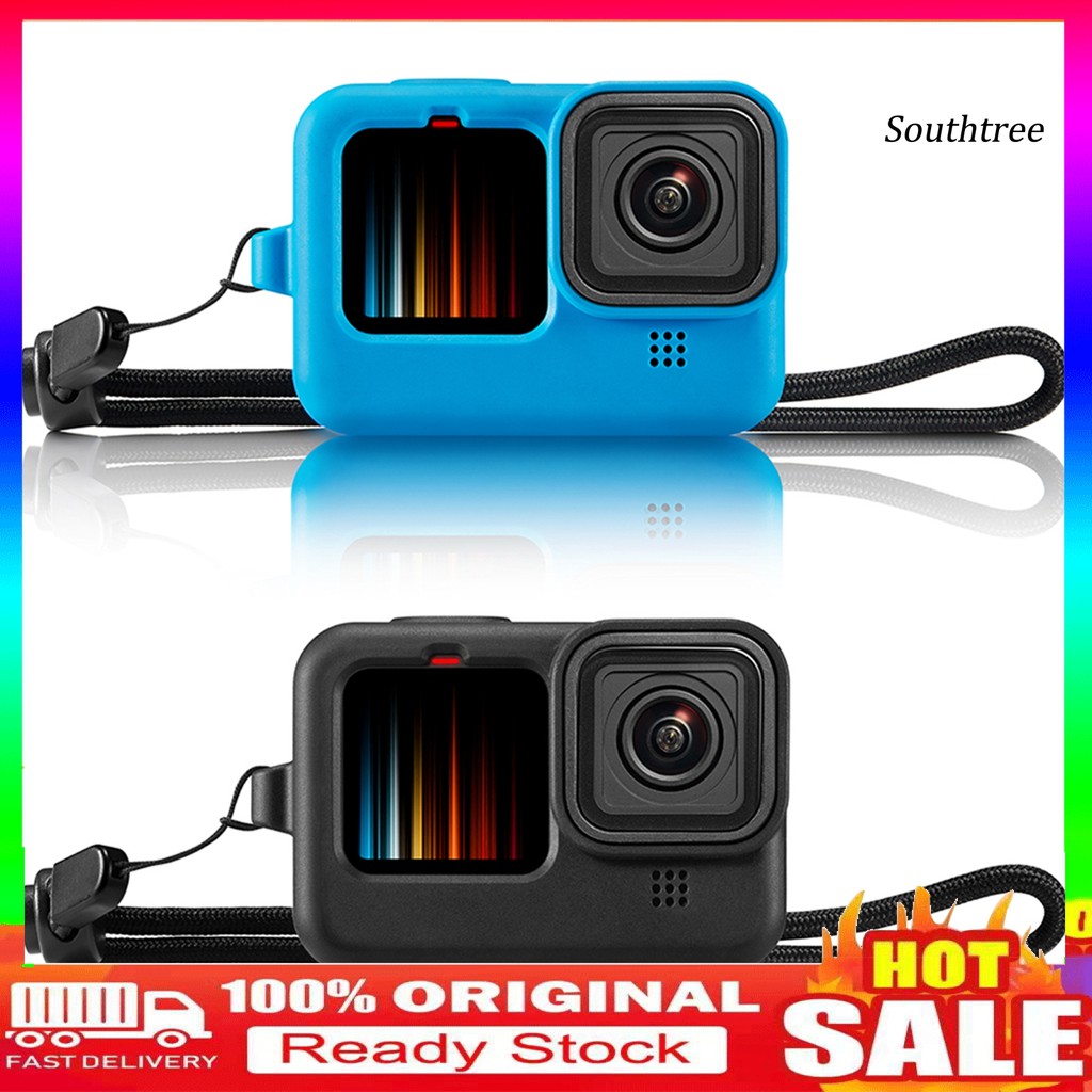 Ốp Silicone Bảo Vệ Ống Kính Camera Hành Trình Gopro Hero 9