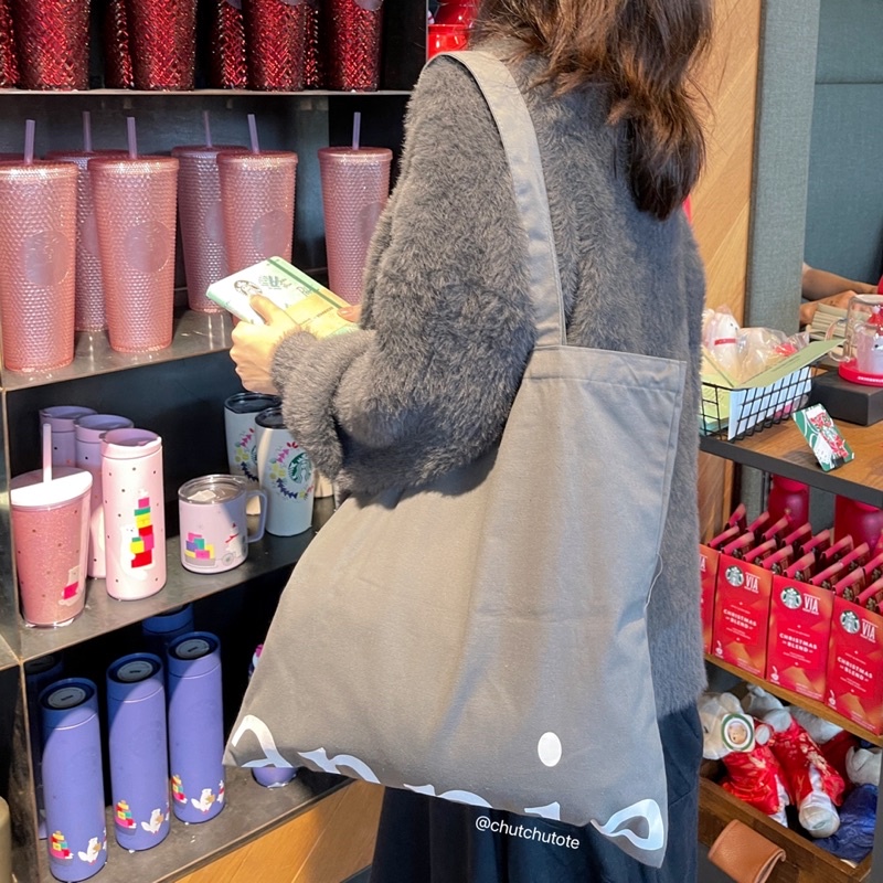 T239/[Hàng Mới Về] Túi Vải Hàn Quốc Annie Có Ngăn Phụ Bên Trong Có Khoá Kéo