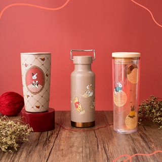 [LIFEMCMBP4 -12% đơn 250K] Bình Starbucks 16Oz (473ml) Classic Bunny