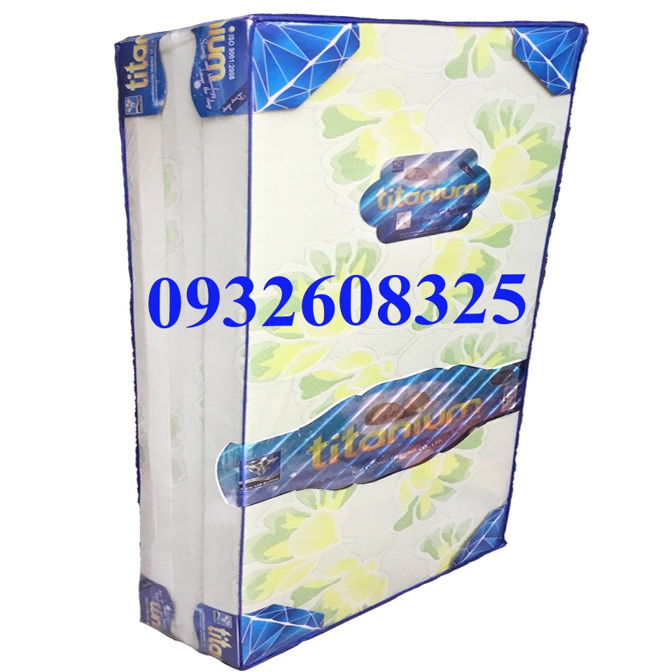 Nệm Cao Su 1m6x2mx10cm Nệm Bông Ép Kim Cương Gấp 3 BH 10 Năm