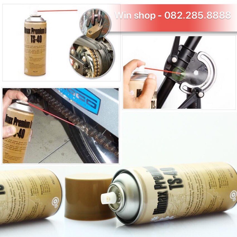 BỘ ĐÔI TẨY RỬA SÊN XÍCH TS-40 VÀ CỌ VỆ SINH SÊN 3D CHUYÊN DỤNG (450ml)