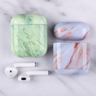Marble Pattern TPU Headset Protective Case For Apple Airpods 1 2 Wireless Bluetooth Headphone Cover