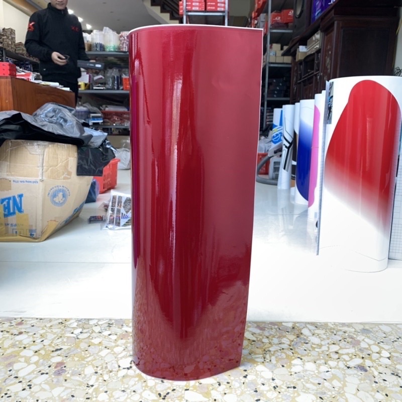 Decal Sơn Đỏ Đô Như Sơn Zin Xe Khổ Cao 60 x 1 mét Cao Cấp