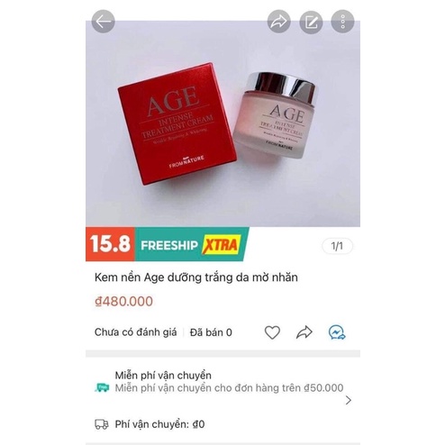 Kem nền dưỡng da Age