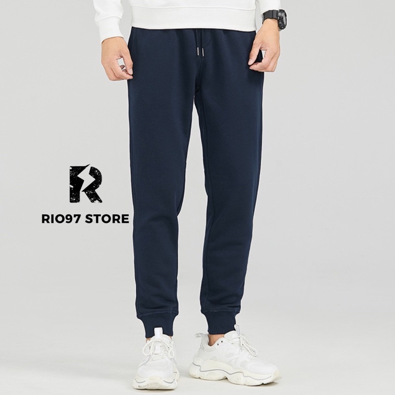 Quần Jogger Nam Nữ Trơn Basic Thun Poly Phong Cách Thời Trang Năng Động Thể Thao - Rio97 Store