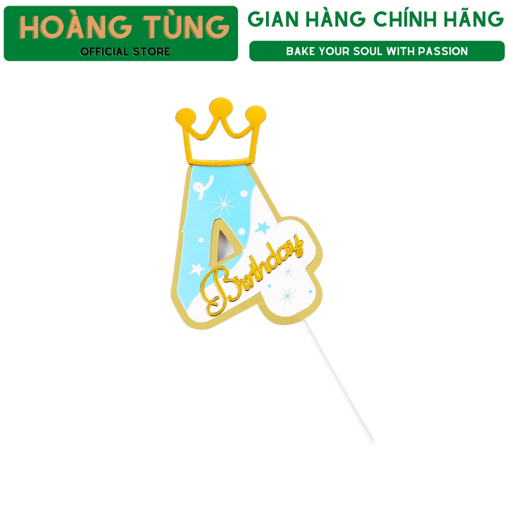 Trang trí bánh sinh nhật, trang trí bánh kem, Số trang trí