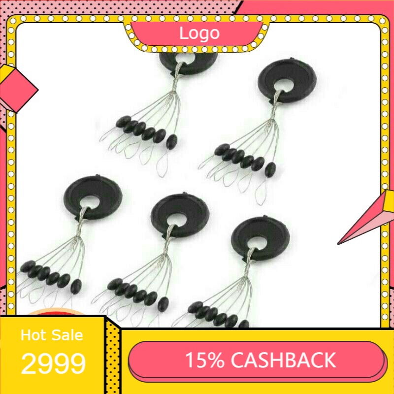 Hạt chặn phao câu cá 6 hạt loại đẹp -giá rẻ-
