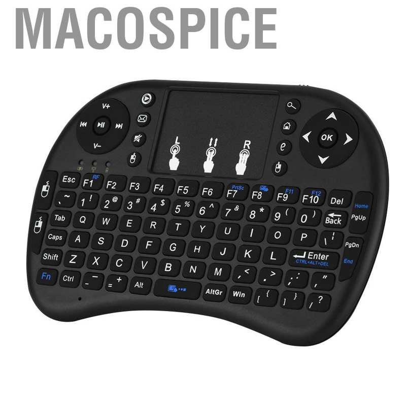 Macospice Multifunctional 2.4G Mini Wireless Fly Air Mouse Touchpad Keyboard