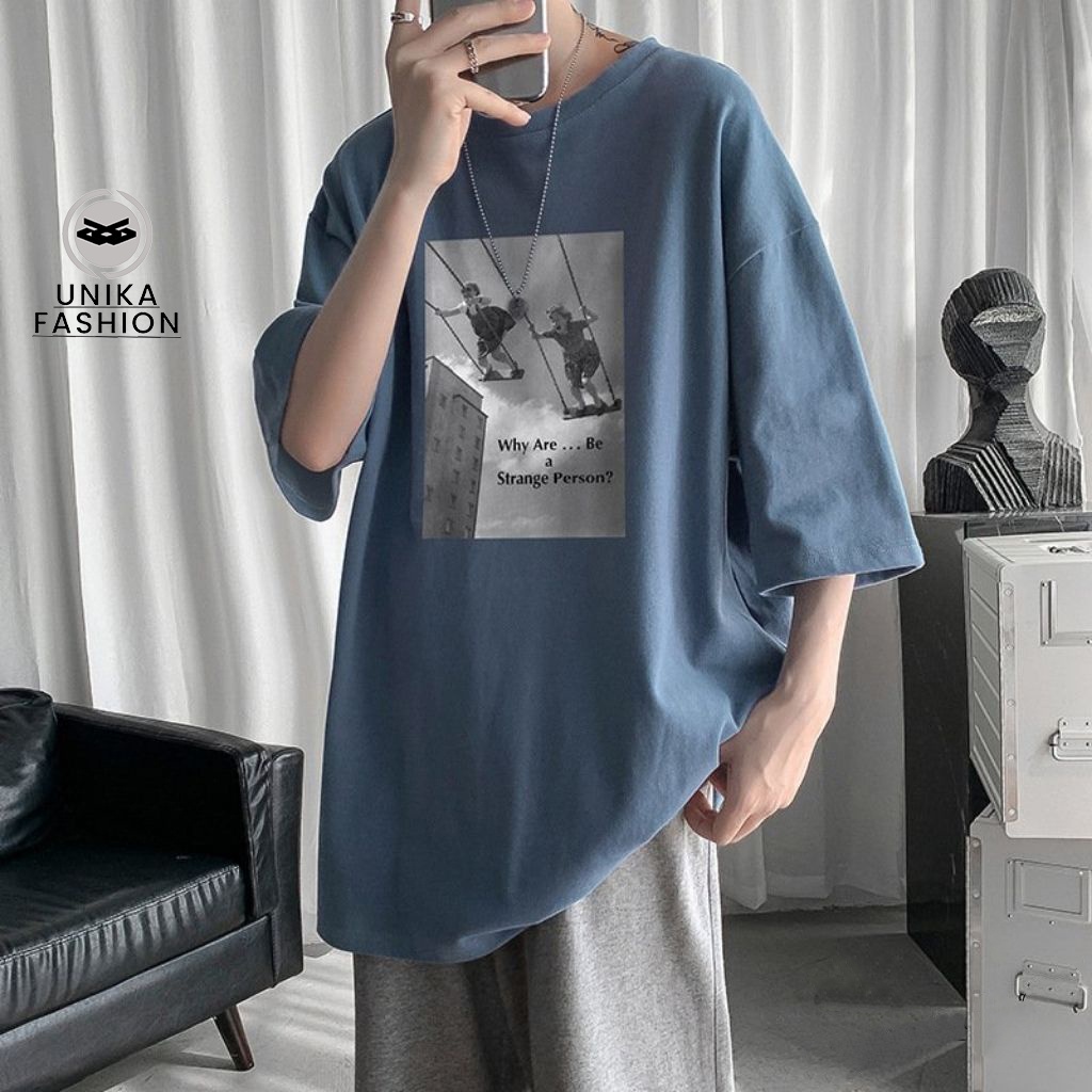 Áo Thun Tay Lỡ UNIKA áo thun nam form rộng UNISEX áo phông tay lỡ cao cấp thời trang Hàn QuốC