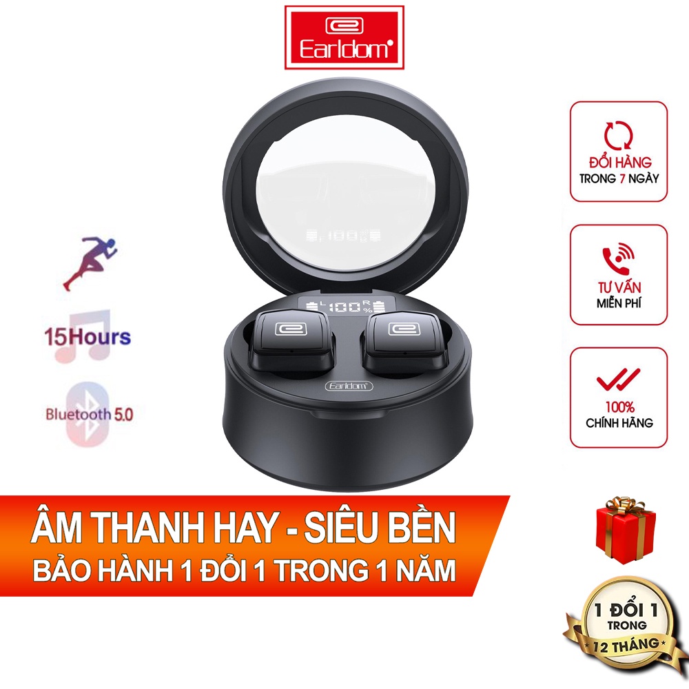 Tai nghe bluetooth iphone không dây gaming Earldom, Tai phone bluetooth không dây - BH39