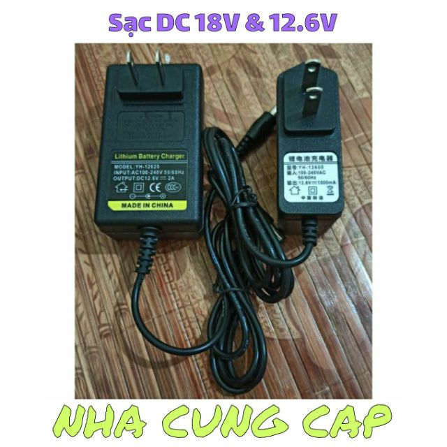 SẠC 18V & 12.6V MÁY KHOAN