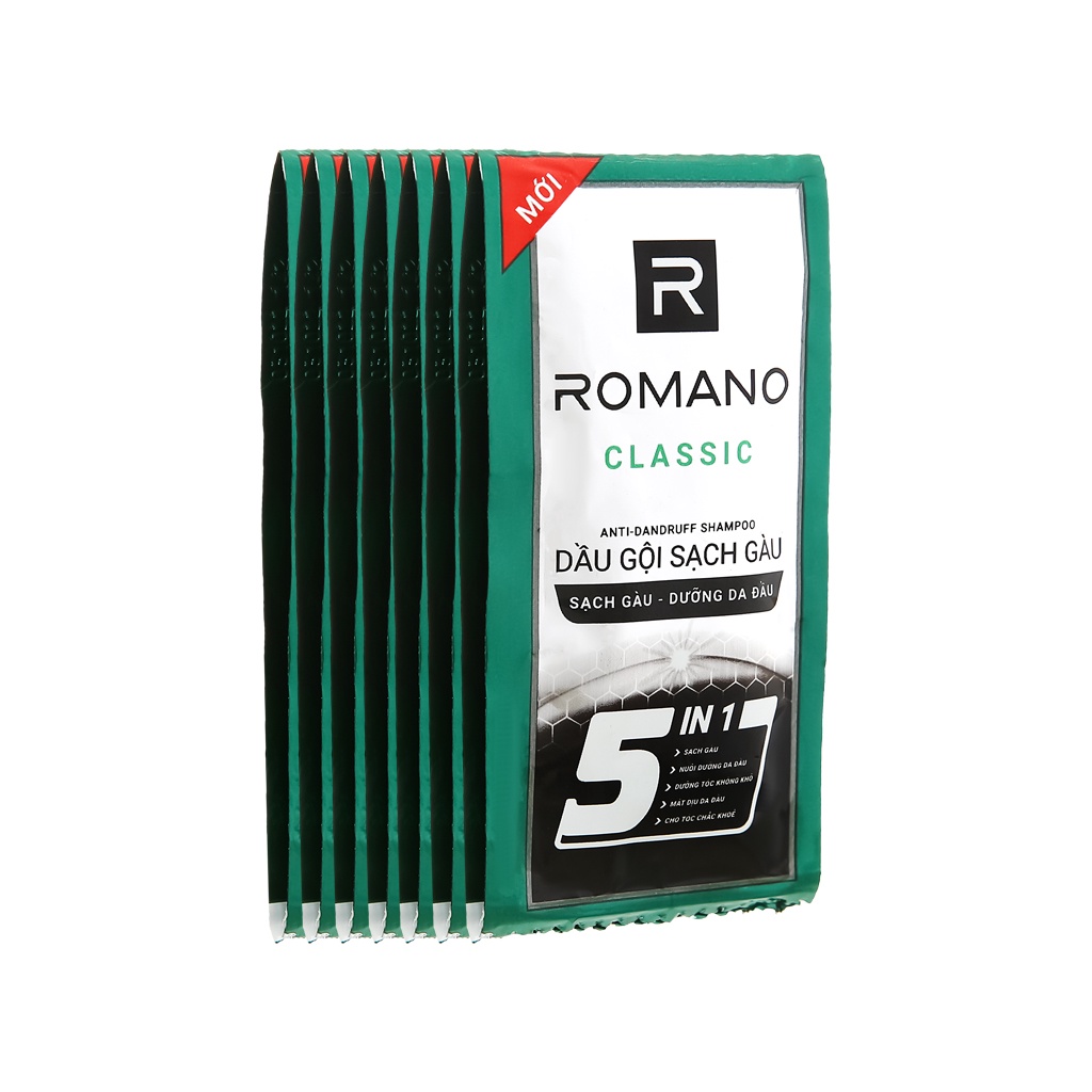 Dầu gội hương nước hoa Romano 3 gói