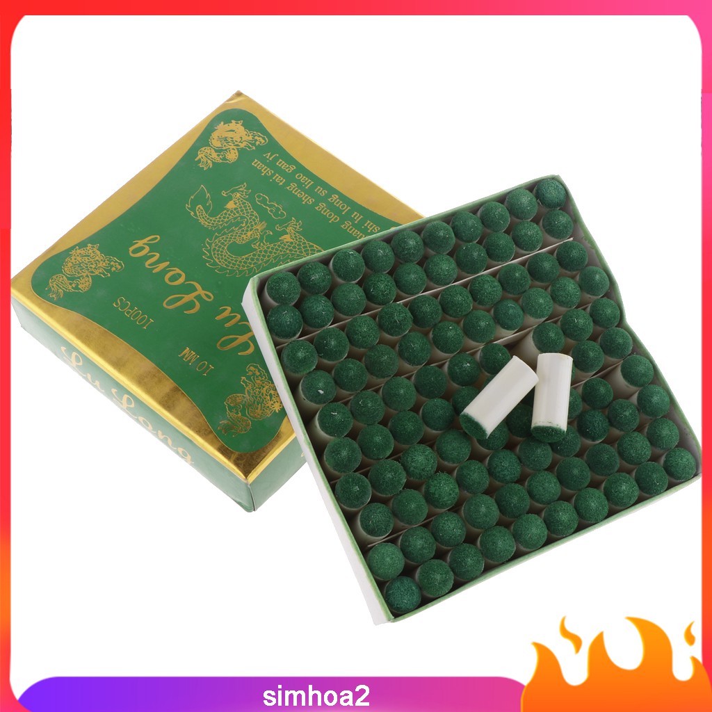 Set 100 Đầu Cơ Bida Thay Thế 9mm Tiện Dụng