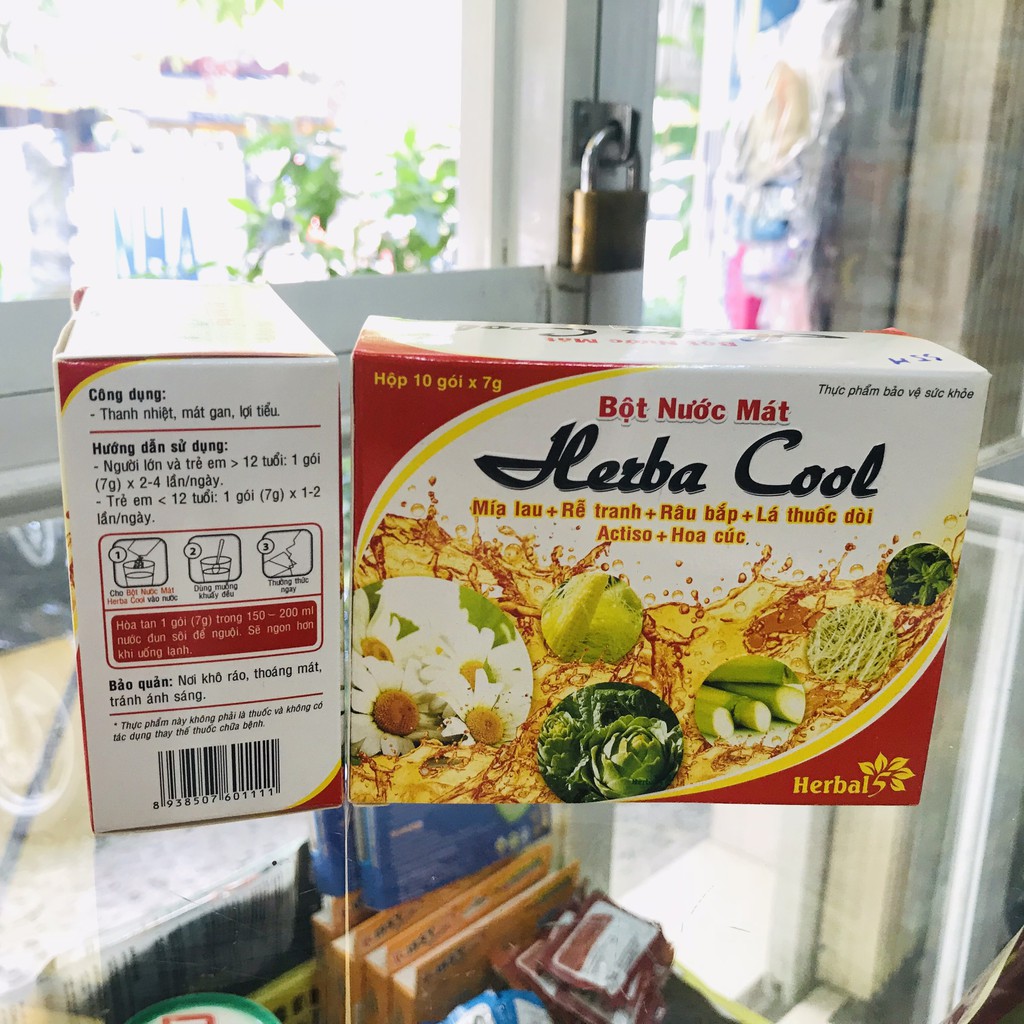 Bột nước mát Herba Cool giải nhiệt - làm mát cơ thể