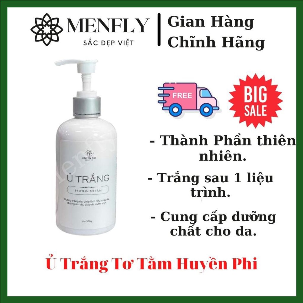 [Hàng Cao Cấp] - Ủ Trắng Protein Tơ Tằm Huyền Phi