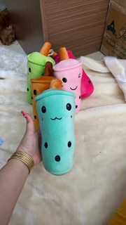 GẤU BÔNG LY TRÀ SỮA SIZE 20cm