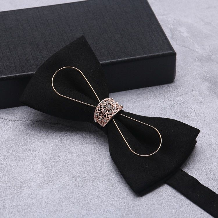 [Hàng Mới Về] Nơ Đính Kim Cương Giả Dùng Chụp Ảnh Đám Cưới/Làm Phụ Kiện Chụp Ảnh Cho Chú Rể