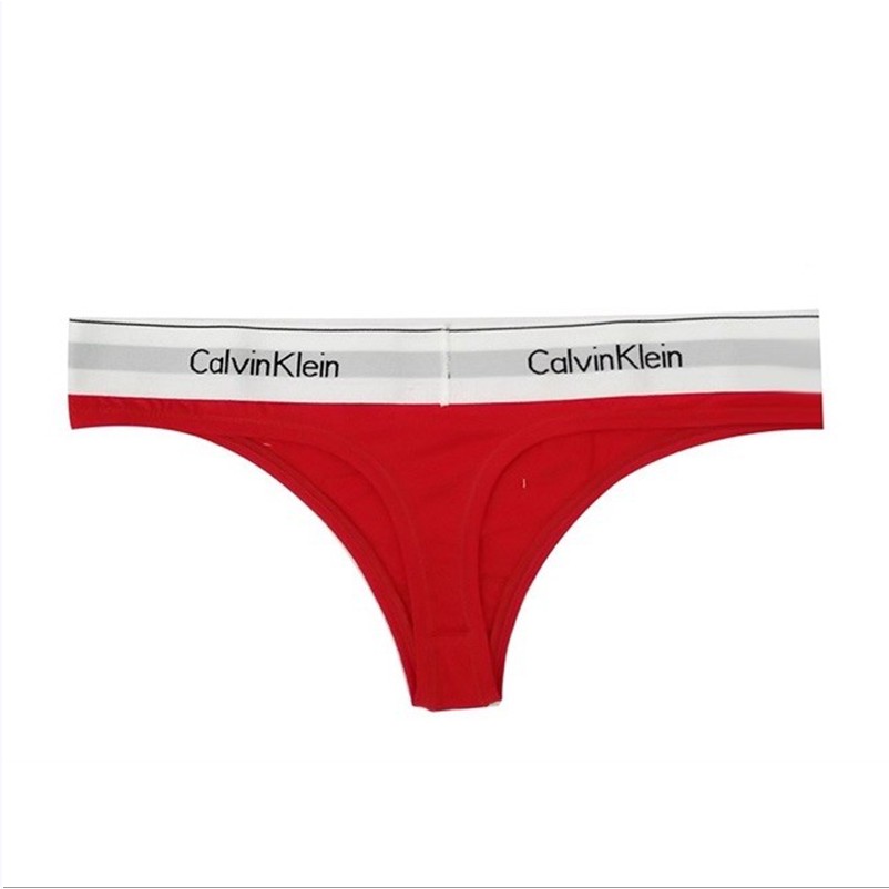 Calvin Klein Quần Lót Lọt Khe Không Đường May Chất Lụa Lạnh Mềm Mại Thoáng Khí Thoải Mái Cho Nữ