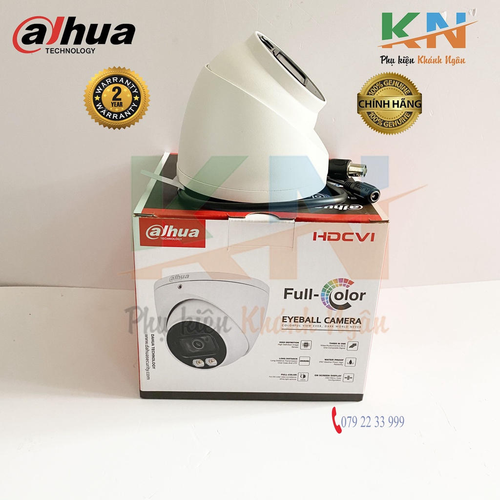 Camera Dahua HAC HDW1509TP-A-LED mắt 5.0, tích hợp mic và có màu ban đêm