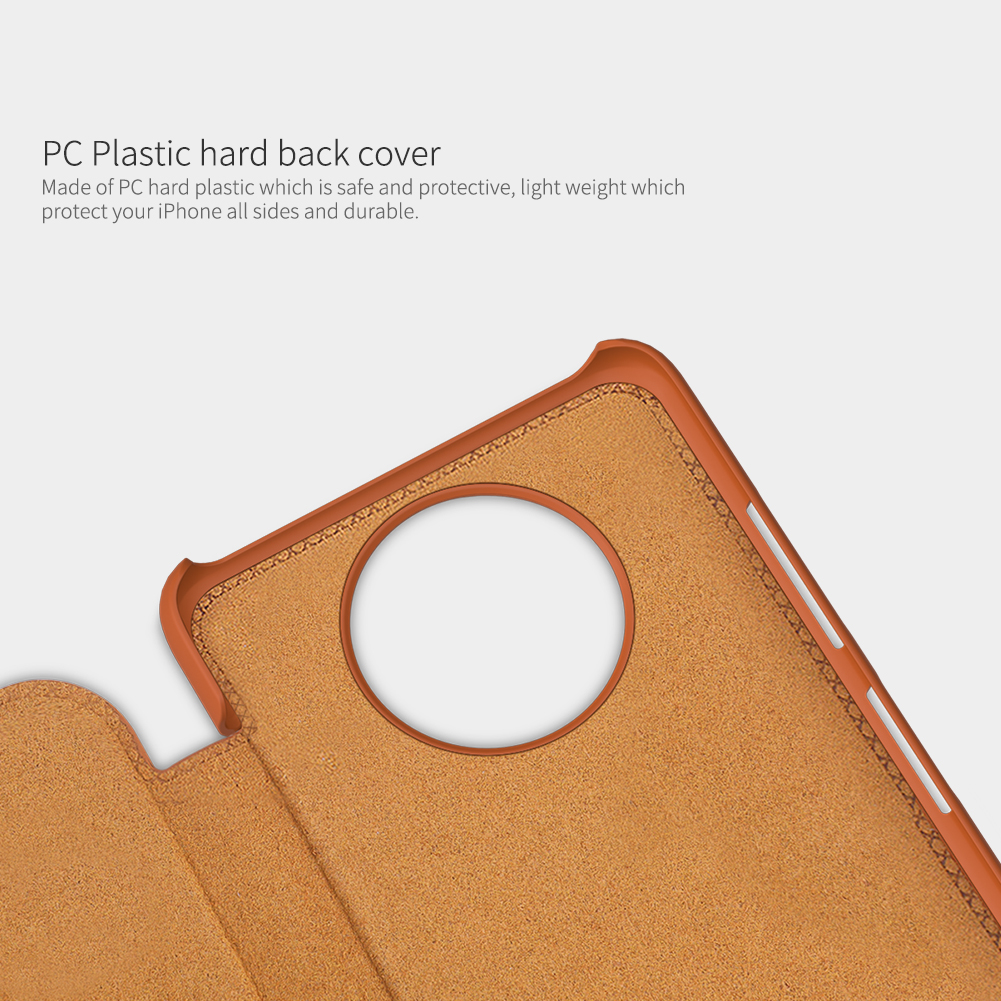 Bao Da Điện Thoại NILLKIN Qin Nắp Lật Sang Trọng Cho Xiaomi Poco X3 Pro / X3 NFC