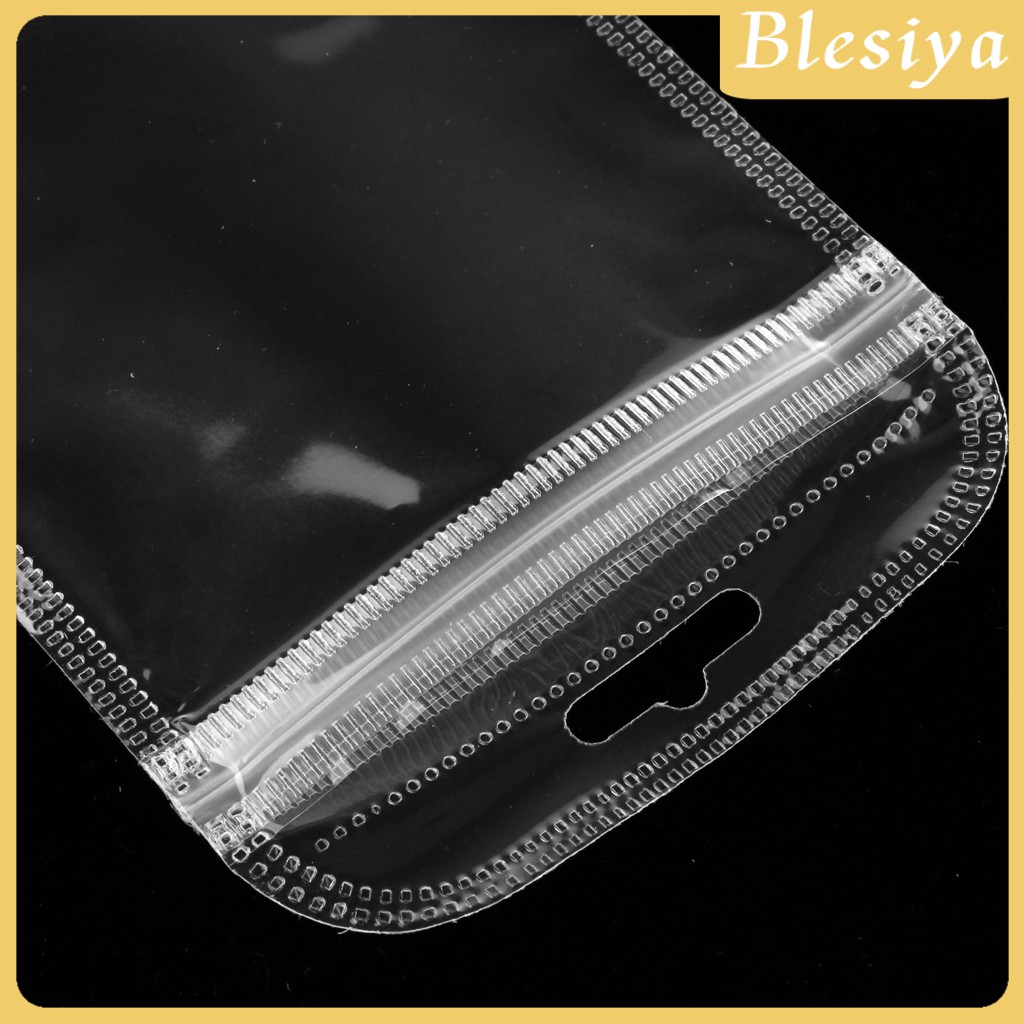50 Túi khóa zip bằng nhựa trong suốt tiện lợi