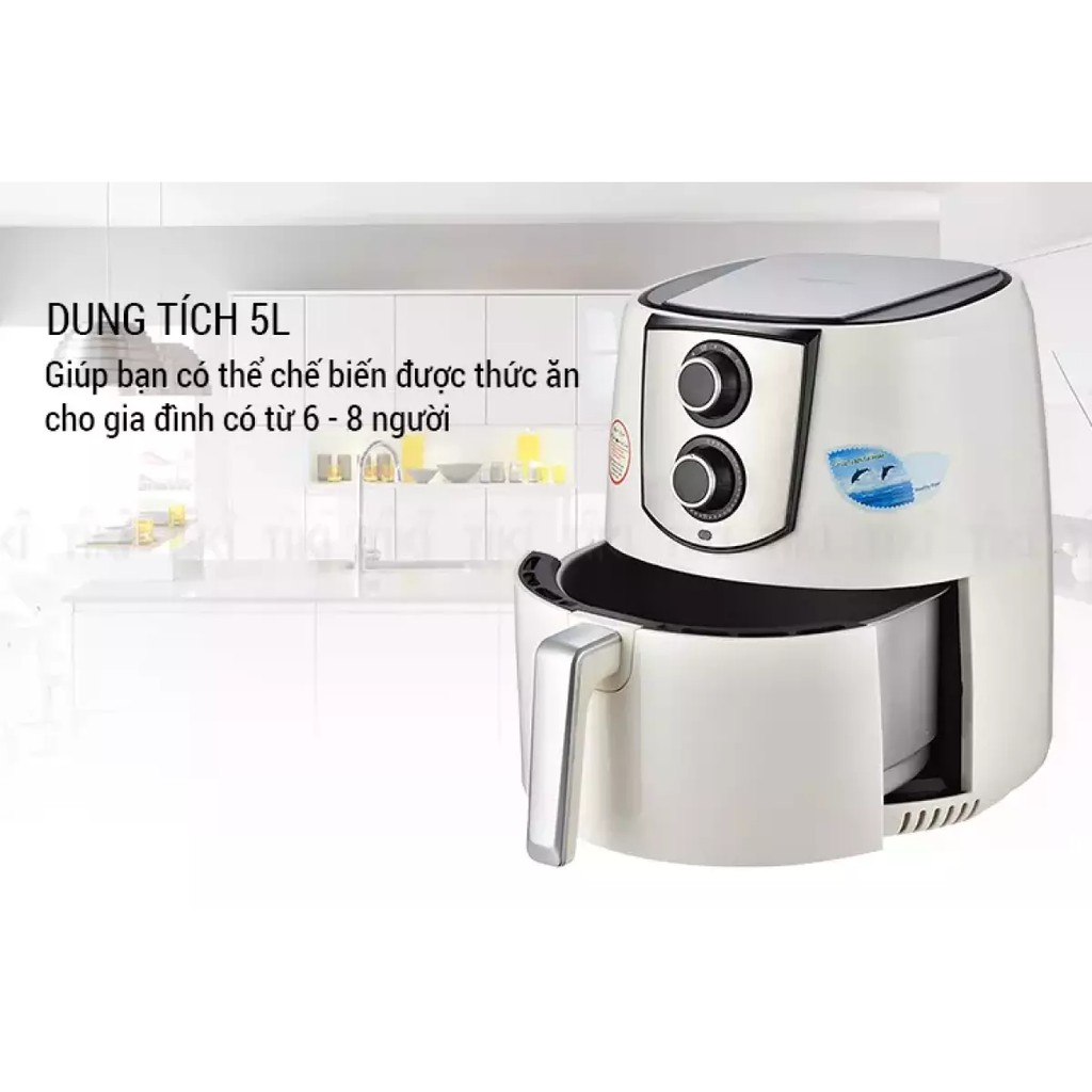 Nồi Chiên Không Dầu Perfect GLA-768 (5L) 1600W - Hàng chính hãng bảo hành 12 tháng