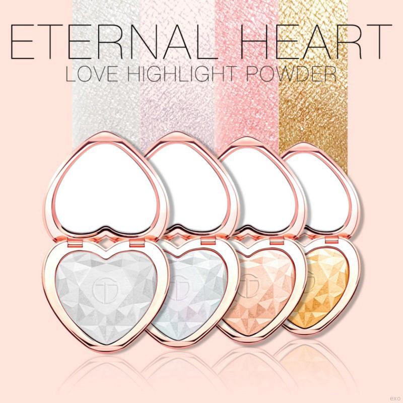 [Hàng mới về] Phấn bắt sáng thương hiệu O.TWO.O với thiết kế vỏ hình trái tim dễ thương | BigBuy360 - bigbuy360.vn