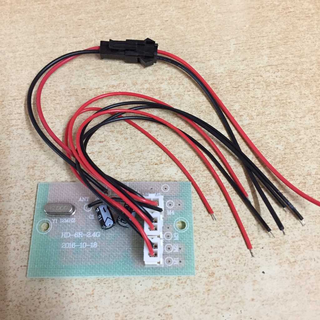 Mạch thu phát 2.4G 6 kênh 3 động cơ nguồn 4.5V - 6V