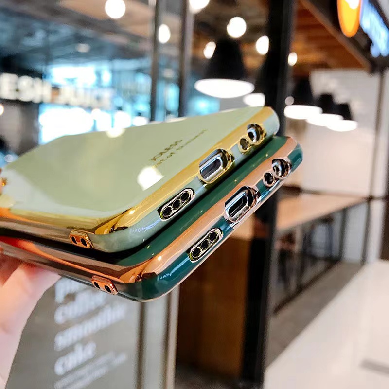Ốp Điện Thoại Rơi Cho OPPO Reno 8Z 5G Reno 8 7 Pro 7Z 5G A57 2022 A96 A76 Tpu Mềm Mạ Điện Chống
