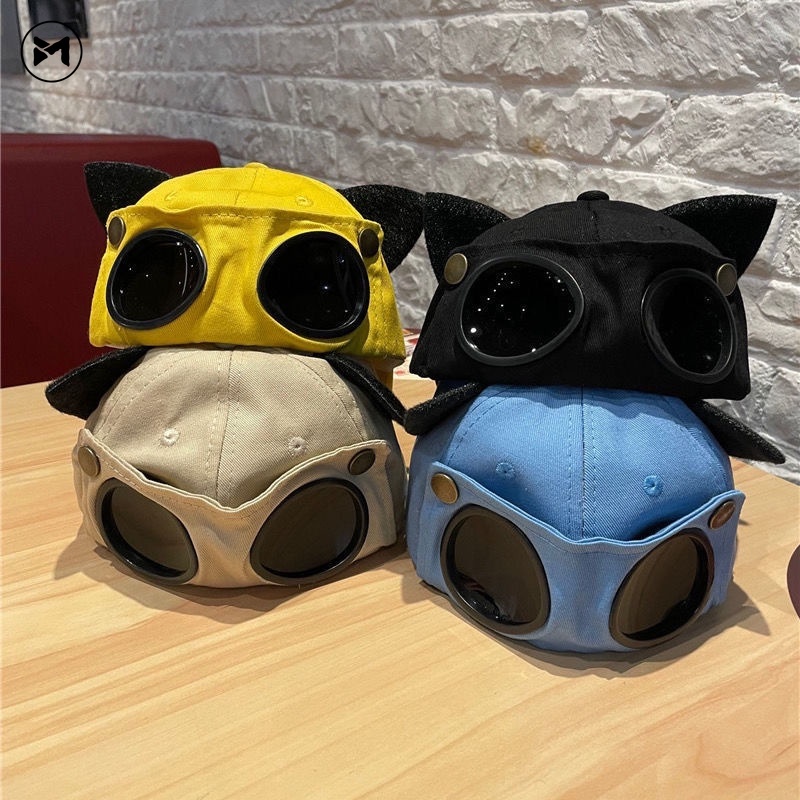 Mũ Bóng Chày Có Tai Mèo Hoạt Hình 2022 10M-8Y-18Y