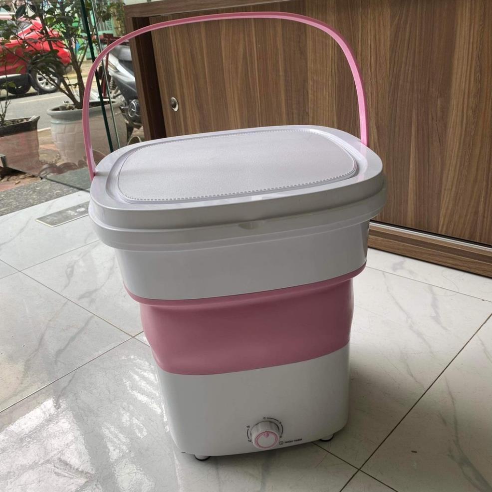 Máy giặt mini Calofa CA500 , máy giặt gấp gọn di động tiện lợ giặt 3kg quần áoi tặng kèm lồng vắt bảo hành 12 tháng