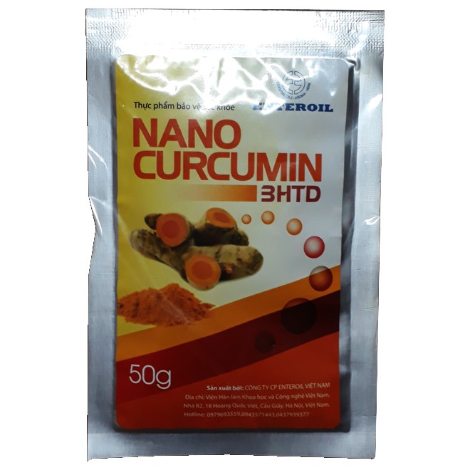 Nano Curcumin 3HTD 50g dạng gói - Công ty cổ phần Tinh dầu và Chất thơm Enteroil