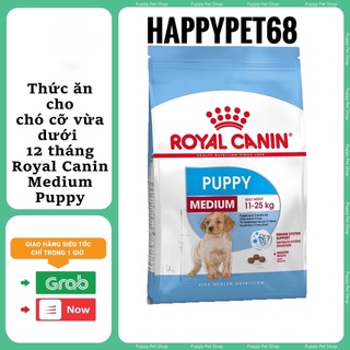 Thức ăn hạt khô cao cấp cho chó con và chó trưởng thành royal canin medium puppy và adult
