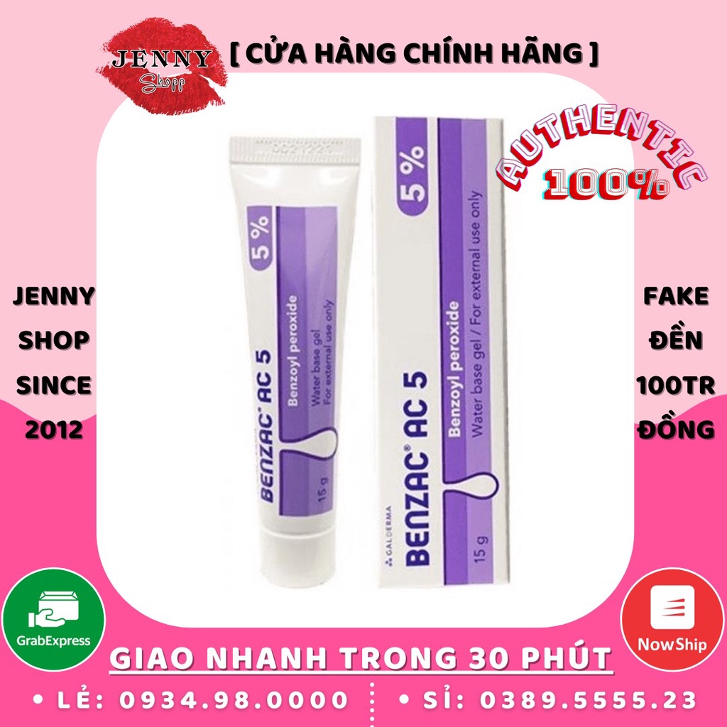 Gel Giảm Mụn Benzac AC 5 5%