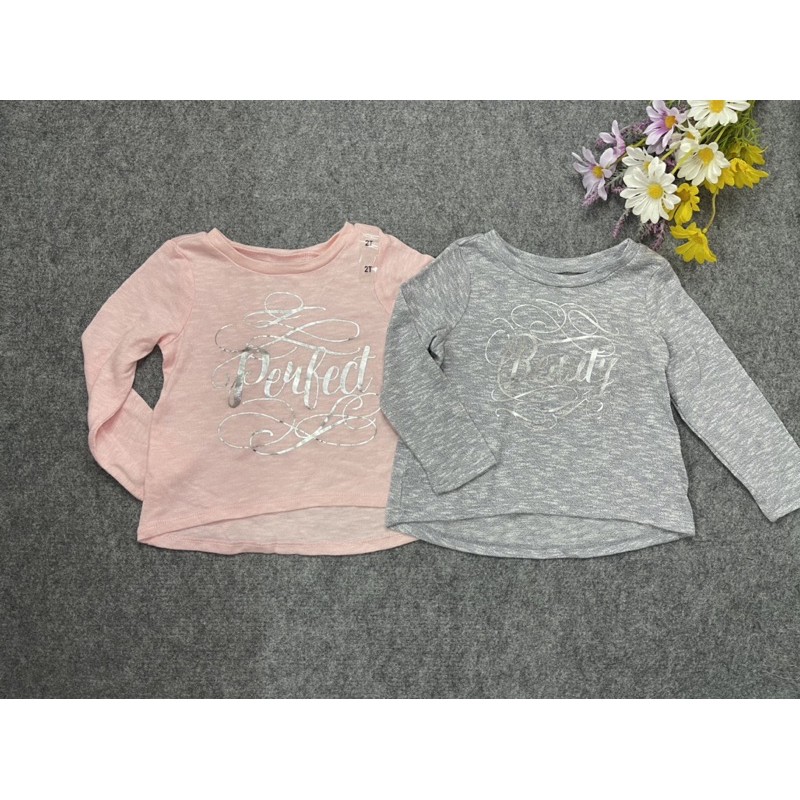 Áo dài tay len thun chất thoát mát cho bé gái ( size 2y)