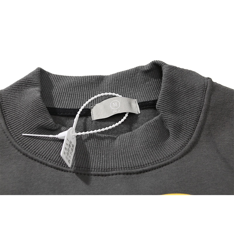 Áo Nỉ Tay Dài In Hình Mặt Cười Thời Trang Unisex