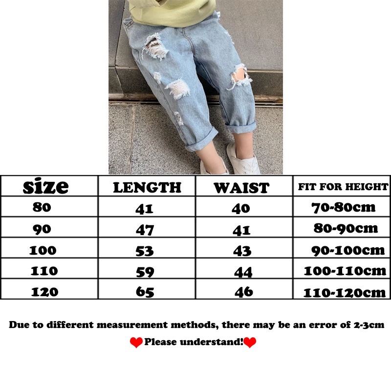 Quần Jean Dài Dáng Rộng Thiết Kế Rách Phong Cách Hàn Quốc Thời Trang Mùa Hè 2023