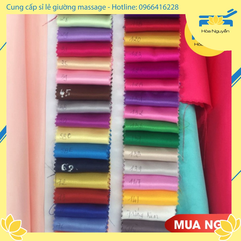 ❄ Gra giường spa & nối mi chất vải phi bóng siêu đẹp