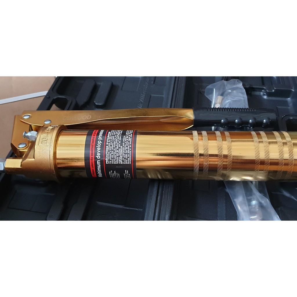 BƠM MỠ CẦM TAY 2 TI VÀNG L-900 tặng kèm chai mỡ con sâu