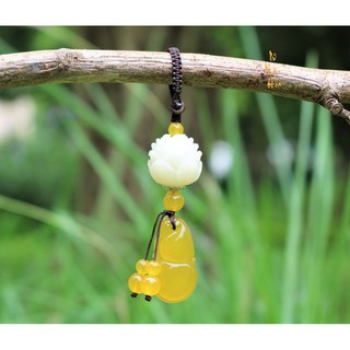 Móc khóa hồ lô ngọc vàng