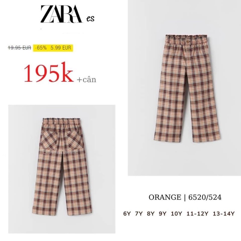 Quần Zara bé gái | Hàng hiệu chính hãng