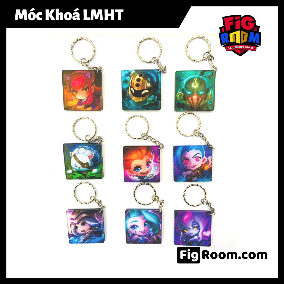 Móc khóa LoL custom theo yêu cầu - móc khóa avarta tướng LMHT