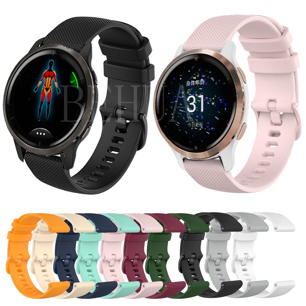 Dây Đeo Silicon Cho Đồng Hồ Thông Minh Garmin Venu 2 Plus/Venu Sq /Venu2 2S/ Vivoactive 4 4s