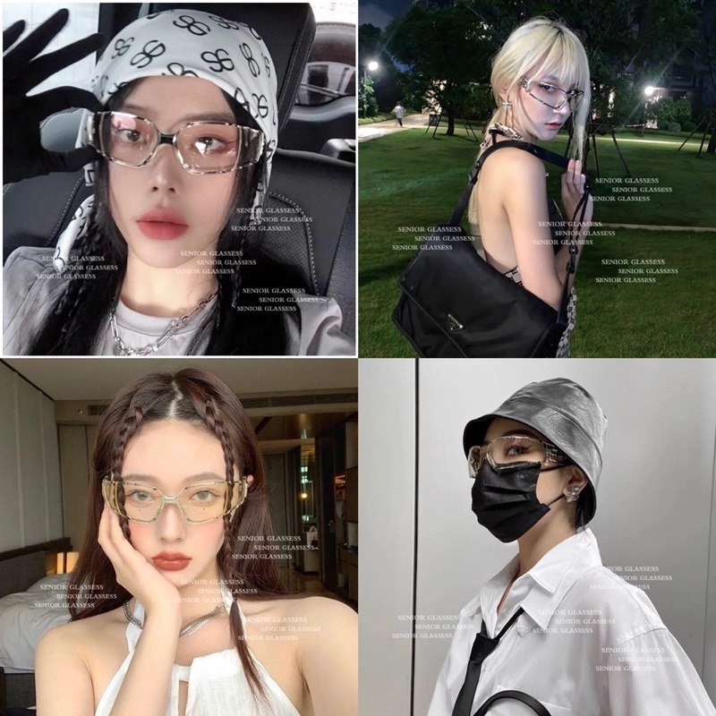 Kính thời trang trắng mai phương bùi