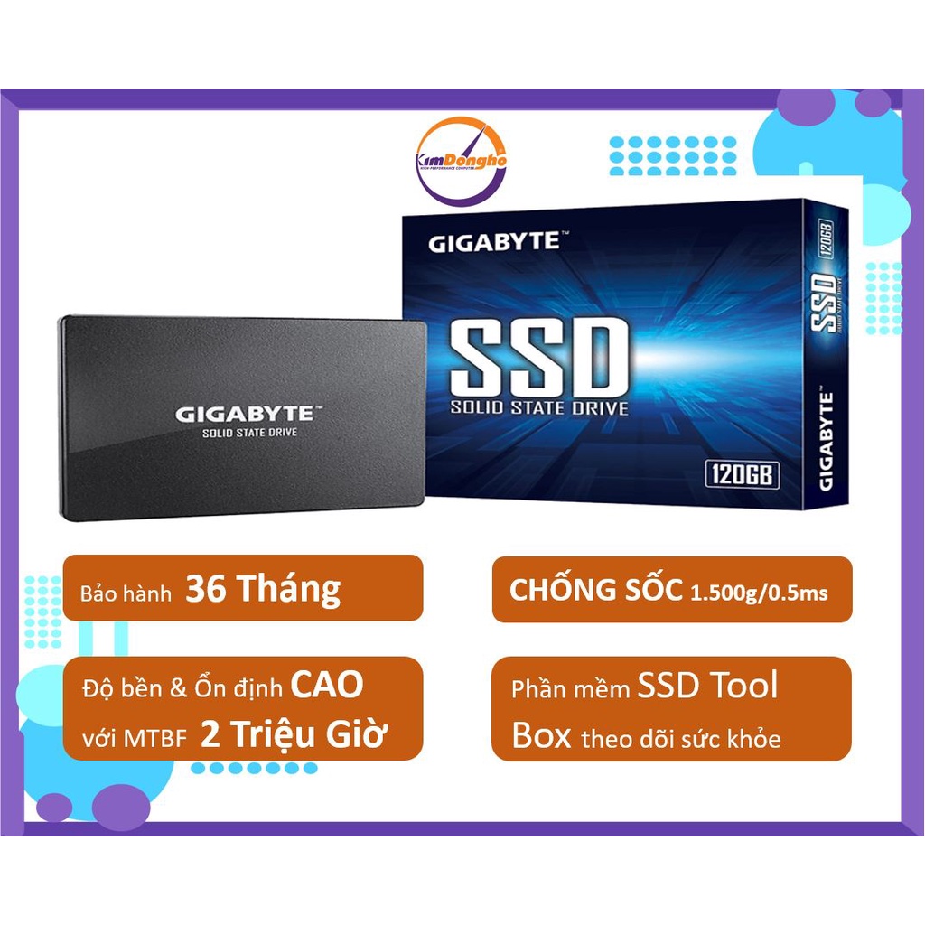 Ổ cứng SSD Gigabyte 120GB 240GB 480GB - Hàng Chính Hãng