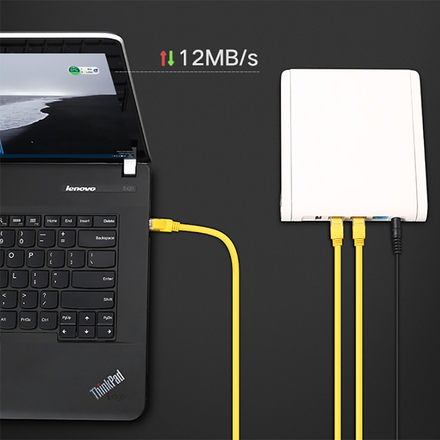 Cáp Mạng Đúc Sẵn Cat5e UTP 100Mbps cao cấp UGREEN NW103