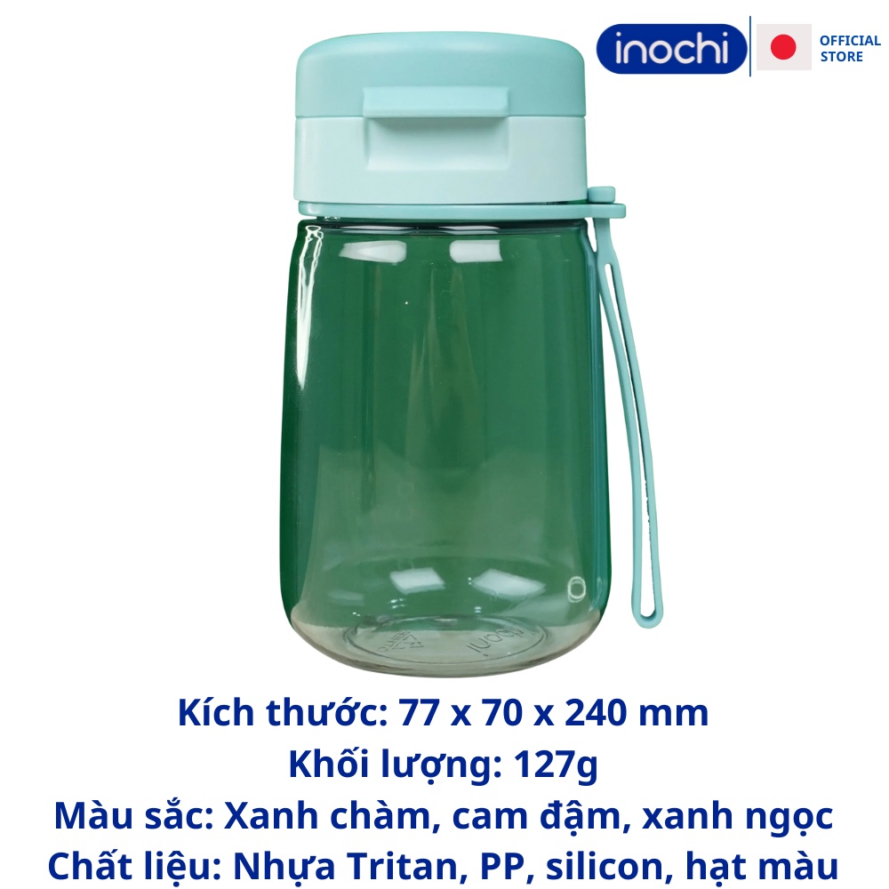 Bình nước Goki Hero 350ml inochi bình đựng nước cho bé