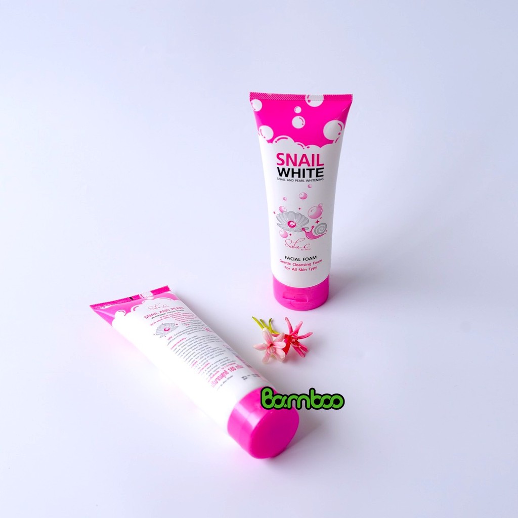 Sữa rửa mặt chiết xuất tinh chất ngọc trai và ốc sên 180ml Thái Lan