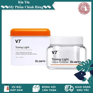 Kem v7 dưỡng trắng và tái tạo da toning light dr.jart+
