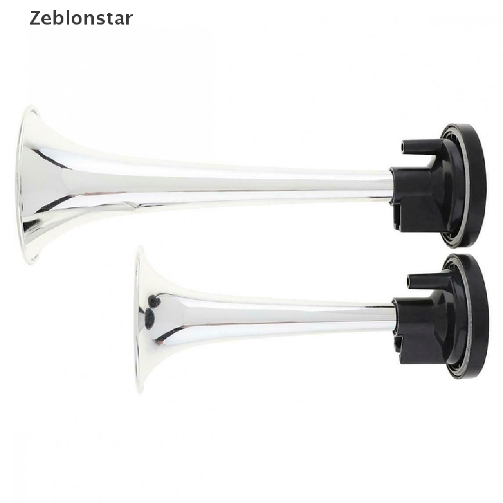 Bộ 2 Ống Bơm Khí Kèn Đôi Màu Đen Chuyên Dụng Cho Xe Hơi Xe Tải Tàu Thuyền